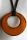 Ceramiczny naszyjnik- Pomarańczowy wisior