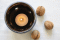 Ceramiczny wiecznik beczuka- granatowy